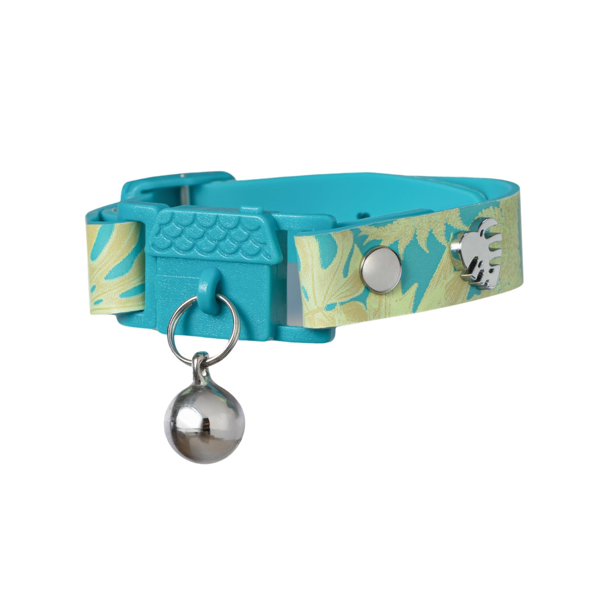 Kittyrama Aqua Cat Collar with Bell - Award Winner, Vet Approved, Breakaway Quick Release, Lightweight & Comfy