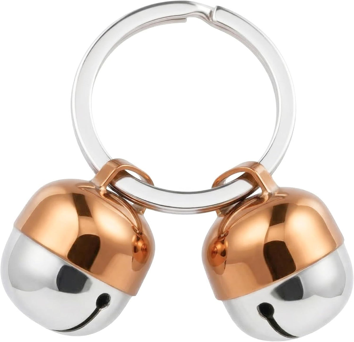 Beau's Bells 2 Extra Loud Cat & Dog Bells | Pet Tracker | Save Birds & Wildlife | Luxury Handmade Copper (Large)