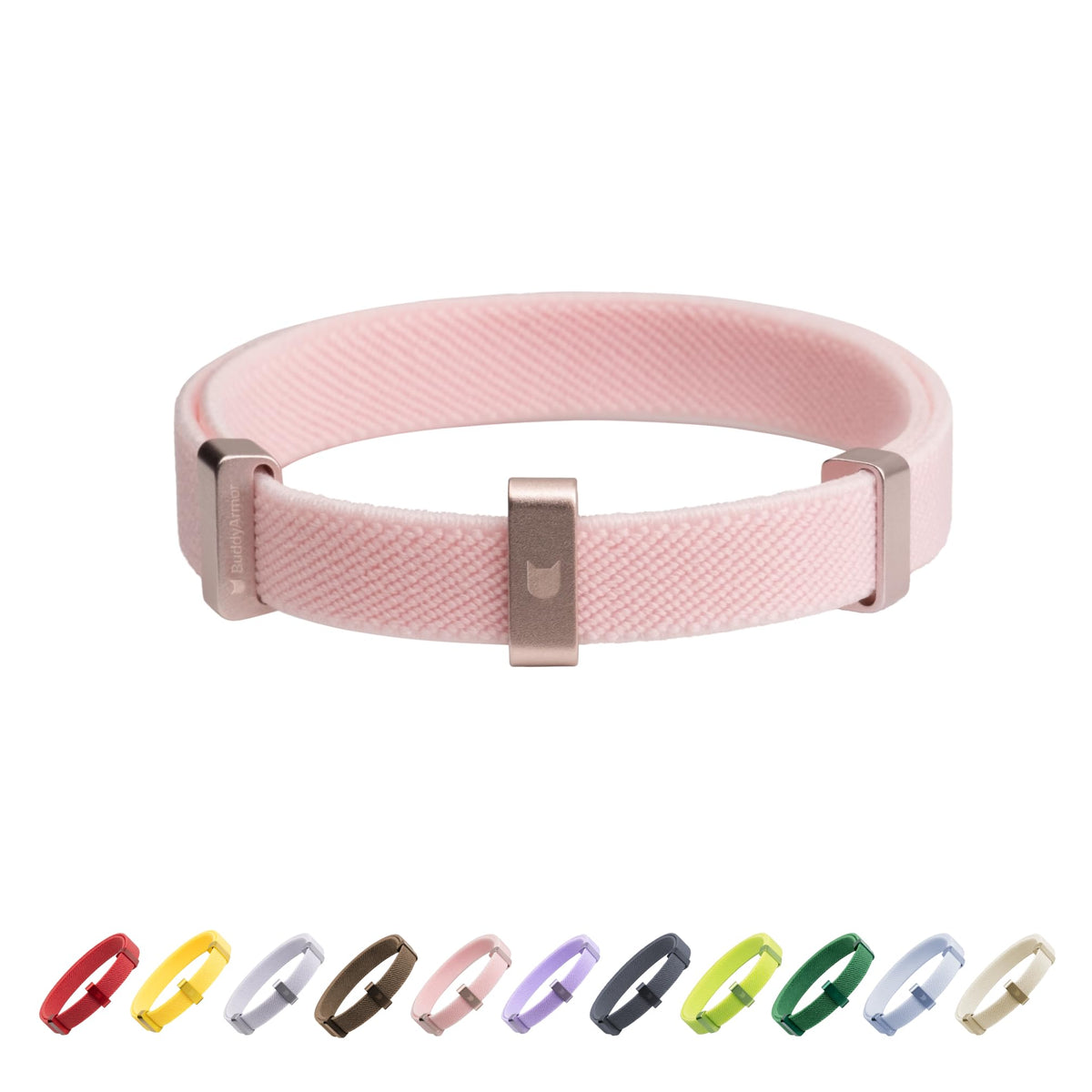 Safety Cat Collar - U.S. IDA Gold Awarding Design, Stretch Elastic Quick Release, Non Breakaway - Light Weight for Kitten, Neck Fit 5.9'-11.8' for All Small Large Cat,S(Linen)
