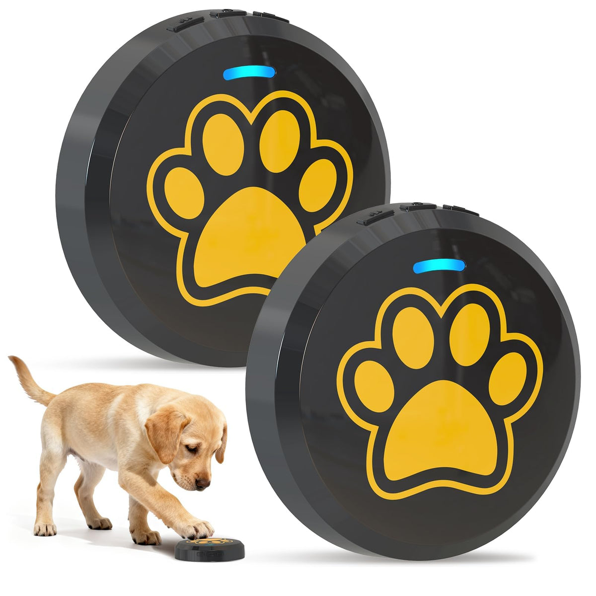 ChunHee Dog Bells to Go Outside, Touch Activated Dog Door Bell for Potty Training, Dog Bell for Door with 36 Built-in Sounds & Voice Commands, 5 Adjustable Volume Levels, Puppy Training Bell for Dogs