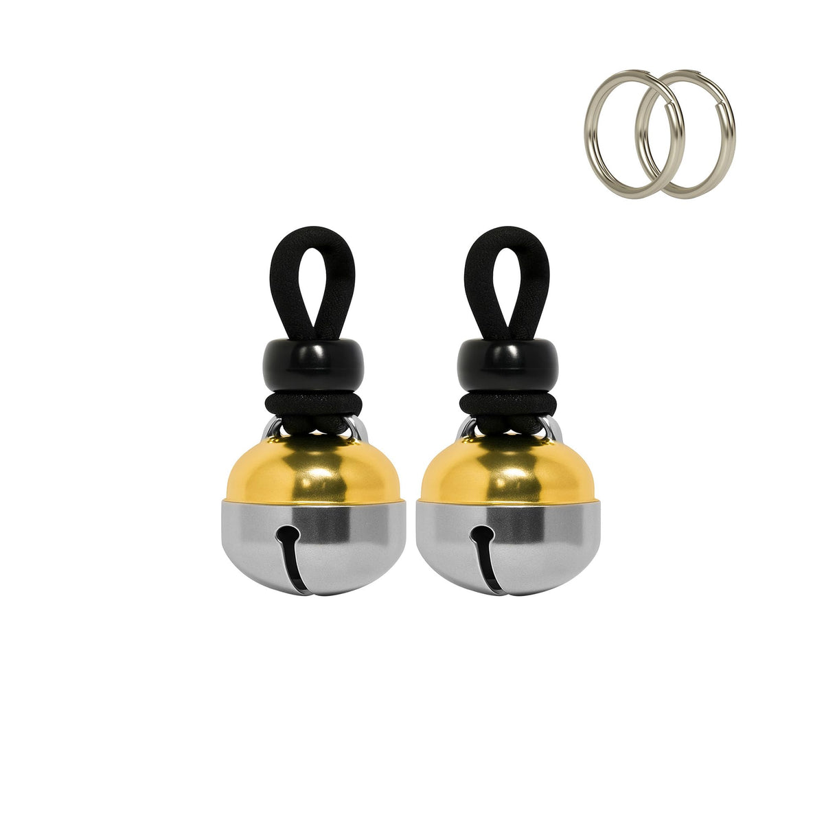 Noble Bells Handmade in USA, Extra Loud Pet Collar Bell, Extra Small Pair