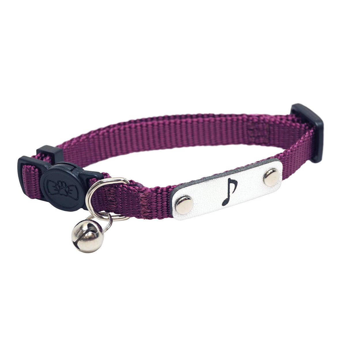 Naruto Breakaway Cat Collars for Girl & Boy Cats | Officially Licensed Naruto Shippuden Hidden Leaf Village Pet Accessories & Gifts, (8.5” to12”) Adjustable Cute Kitten Collar with Bell (Navy, Ninja)
