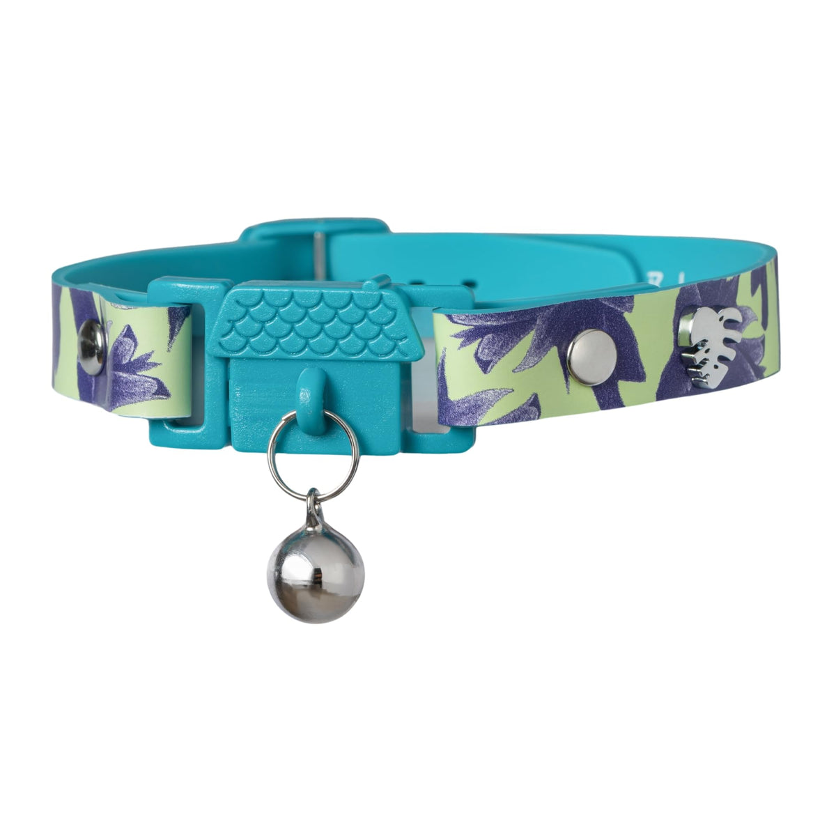 Kittyrama Aqua Cat Collar with Bell - Award Winner, Vet Approved, Breakaway Quick Release, Lightweight & Comfy