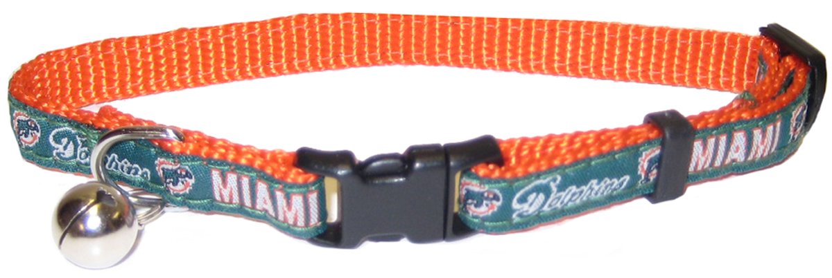 Pets First COLLAR for CATS - NFL SEATTLE SEAHAWKS CAT COLLAR. - Strong & Adjustable FOOTBALL Cat Collars with Metal Jingle Bell