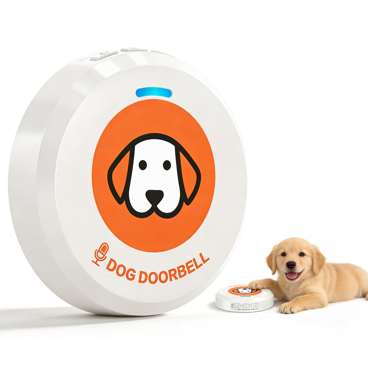 ChunHee Dog Bells to Go Outside, Touch Activated Dog Door Bell for Potty Training, Dog Bell for Door with 36 Built-in Sounds & Voice Commands, 5 Adjustable Volume Levels, Puppy Training Bell for Dogs