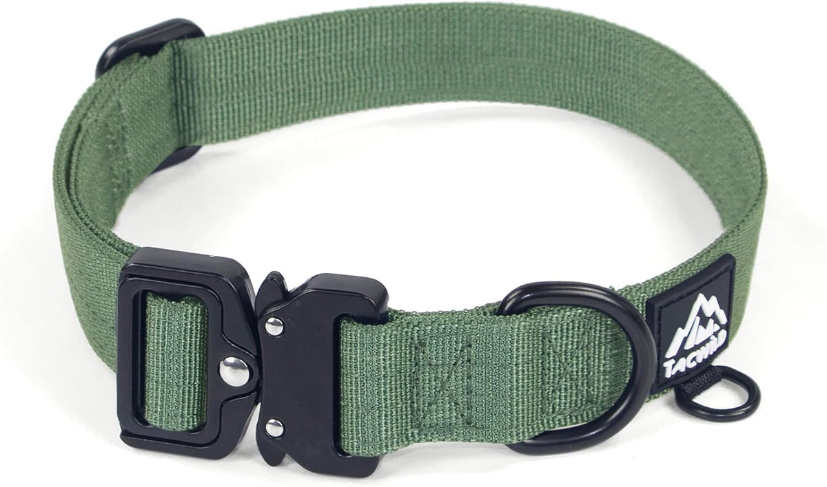 Dog Collar for Large Medium Dogs Heavy Duty Nylon Tactical Training