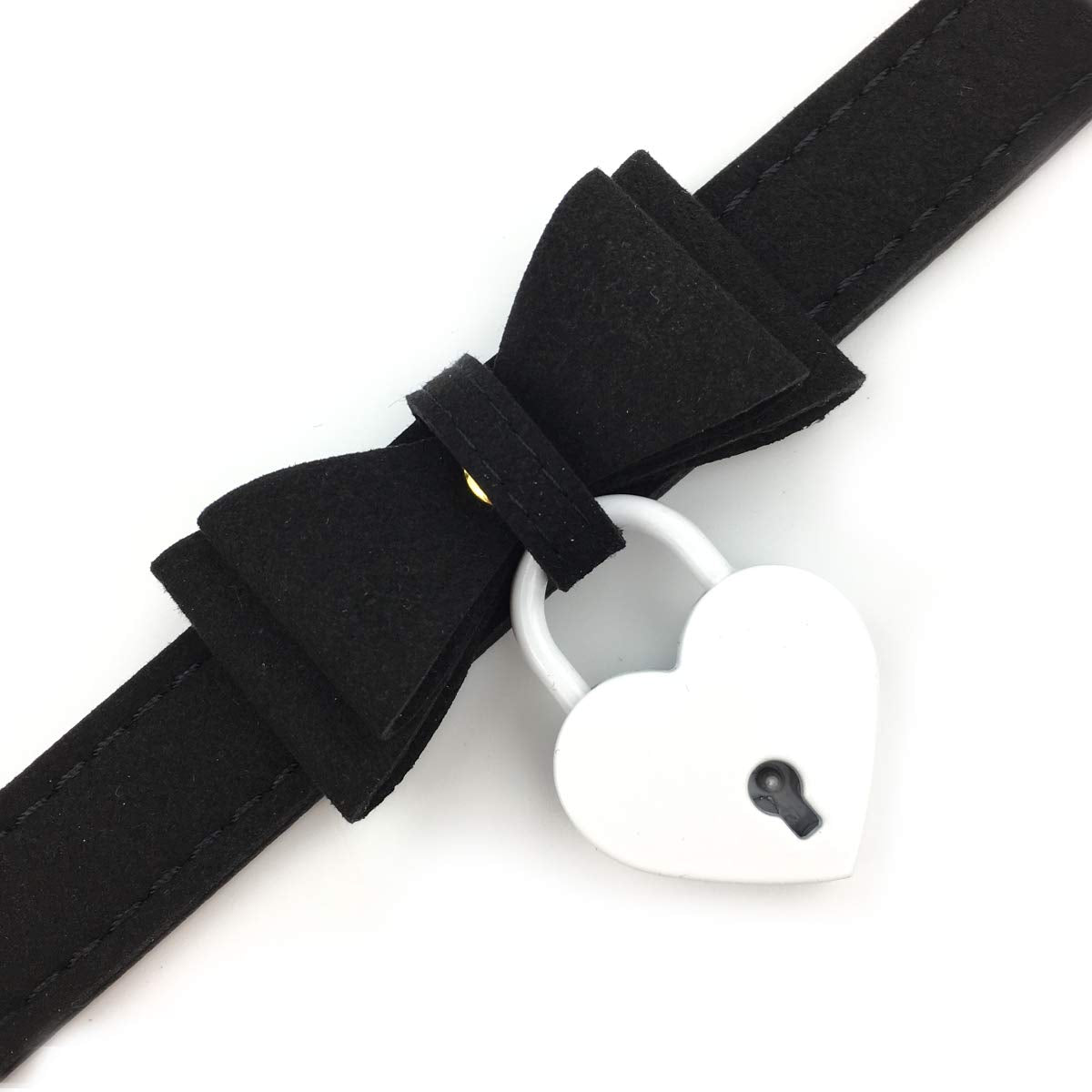Bell Choker Collar Necklace Lolita Bow Collar Cat Kitty Velvet Necklace