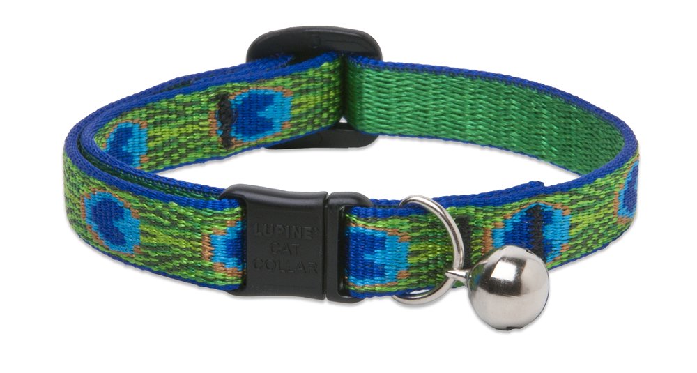 LupinePet Originals 1/2" Jelly Roll Cat Safety Collar, 8-12"