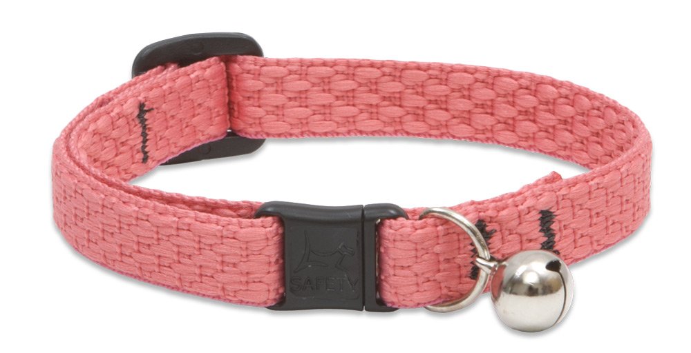 LupinePet Eco 1/2" Lilac Cat Safety Collar with Bell , 8-12"