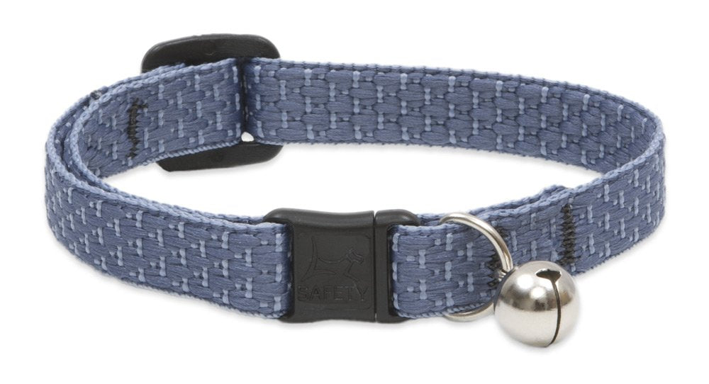 LupinePet Eco 1/2" Lilac Cat Safety Collar with Bell , 8-12"