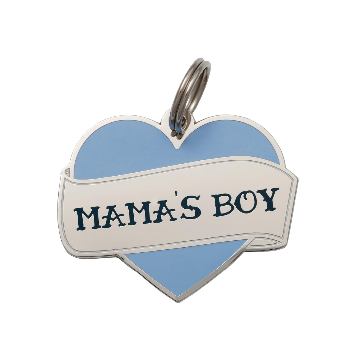 Two Tails Bow Personalized Dog ID Tag, Engraved, Gold Plating