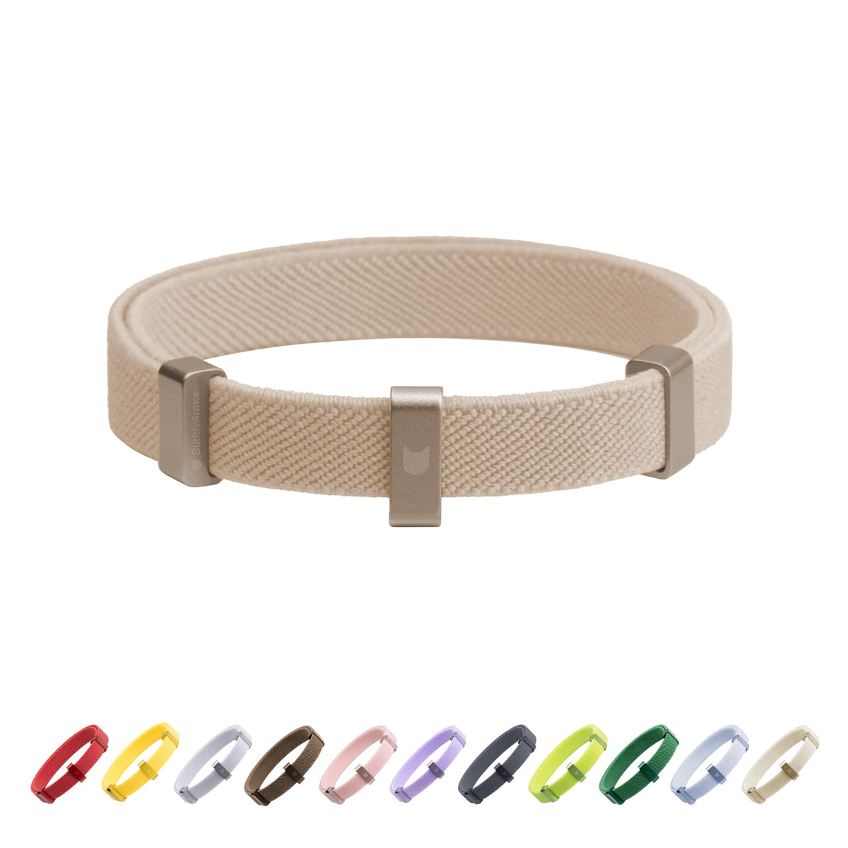Safety Cat Collar - U.S. IDA Gold Awarding Design, Stretch Elastic Quick Release, Non Breakaway - Light Weight for Kitten, Neck Fit 5.9'-11.8' for All Small Large Cat,S(Blush Pink)