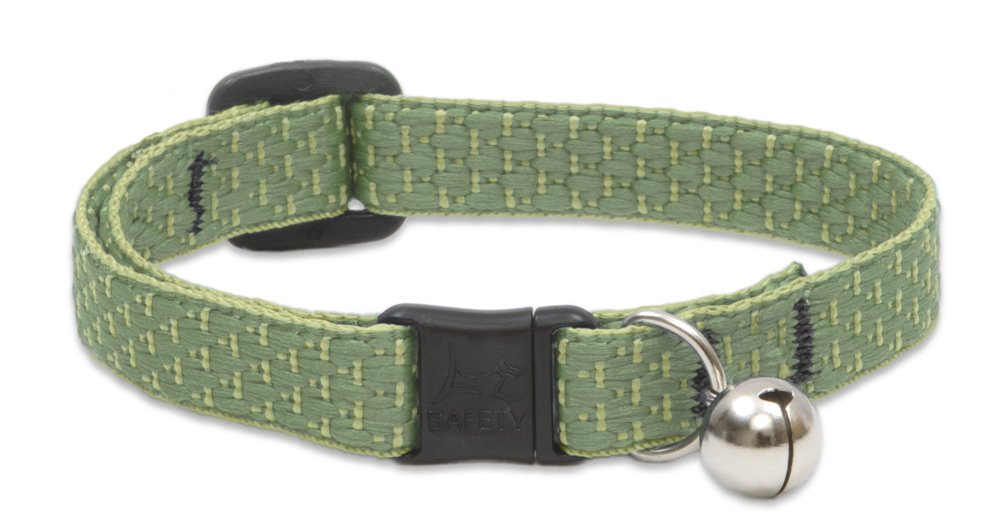 LupinePet Eco 1/2" Lilac Cat Safety Collar with Bell , 8-12"