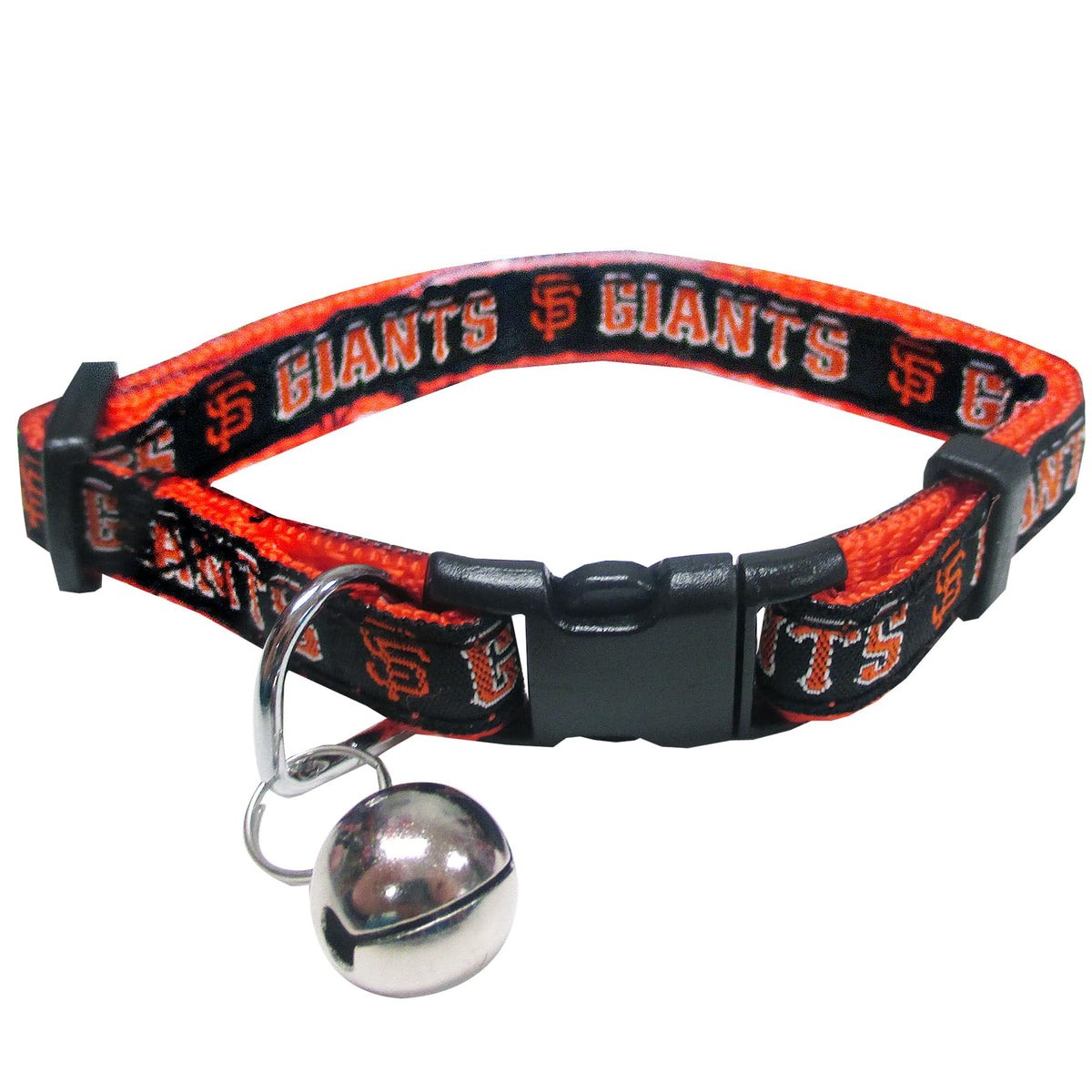 MLB CAT COLLAR. - DETROIT TIGERS CAT COLLAR. - Strong & Adjustable BASEBALL Cat Collars with Metal Jingle Bell