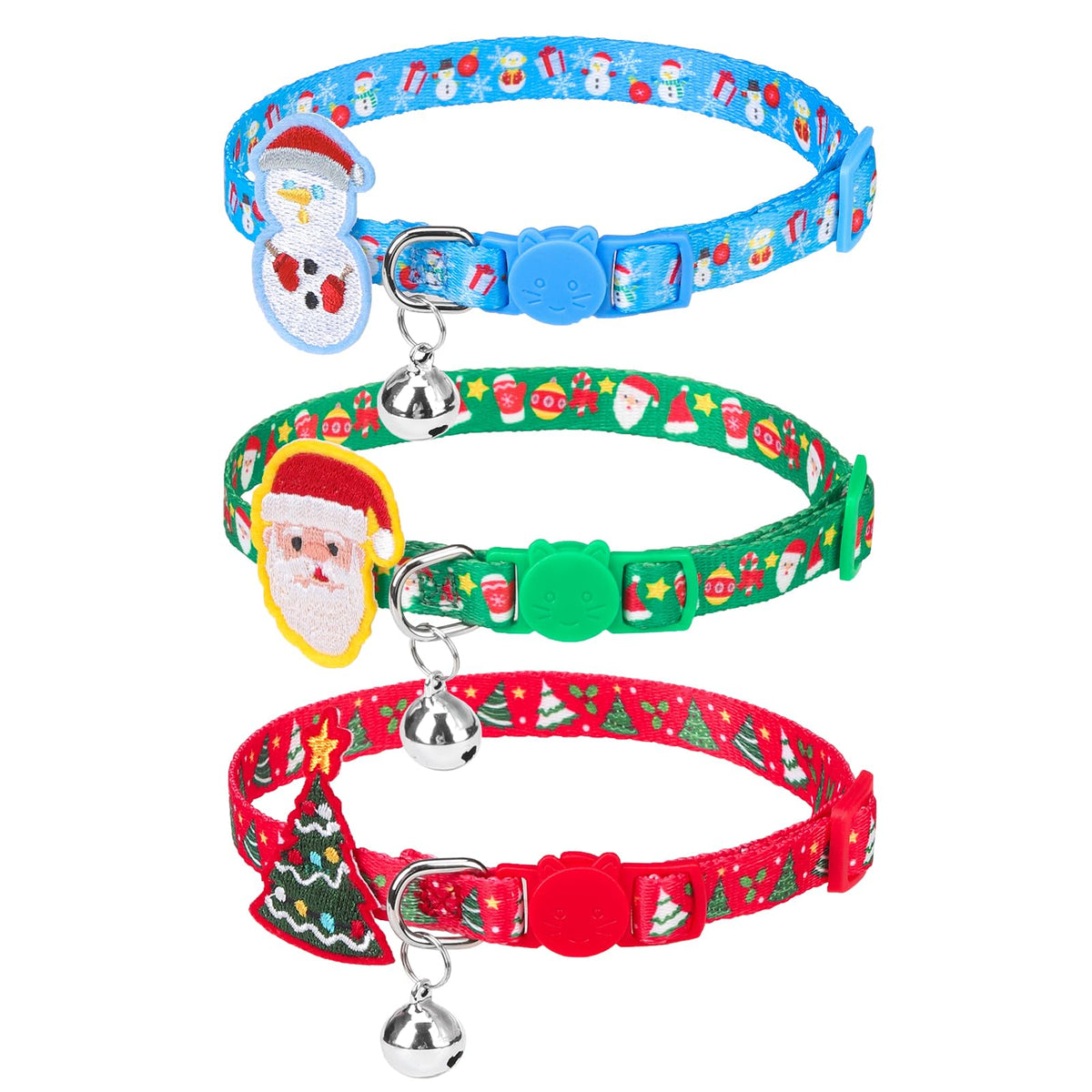 PUPTECK Cat Collar Breakaway with Bells, Kitten Outfit