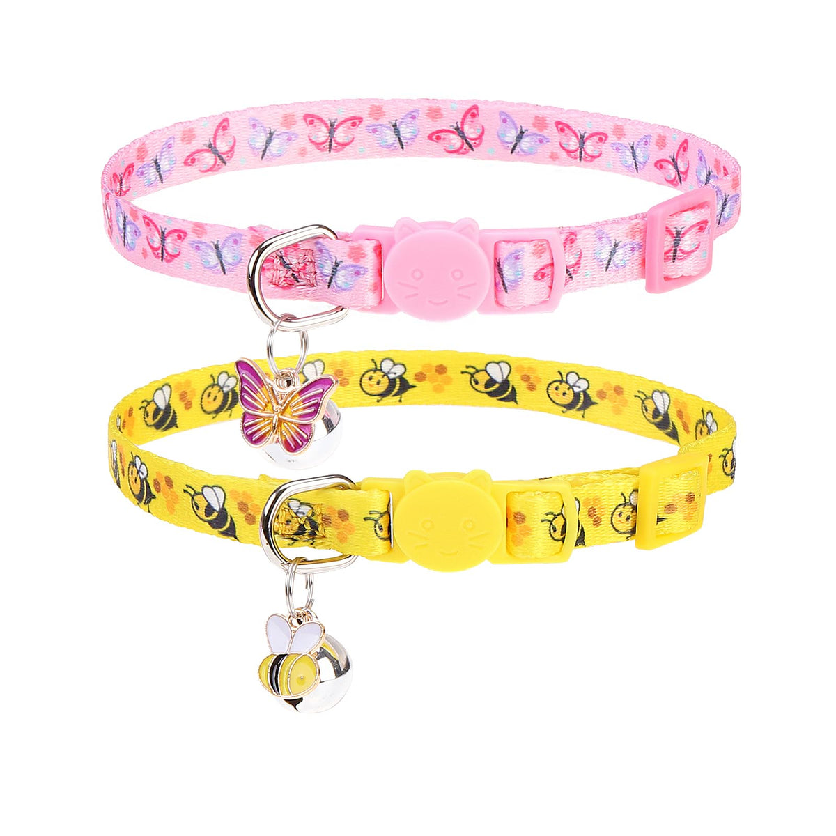 PUPTECK Cat Collar Breakaway with Bells, Kitten Outfit