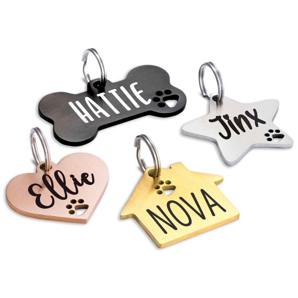 Ultra Joys Personalized Dog Tags - Engraved Pet ID Tag, Custom Your Own