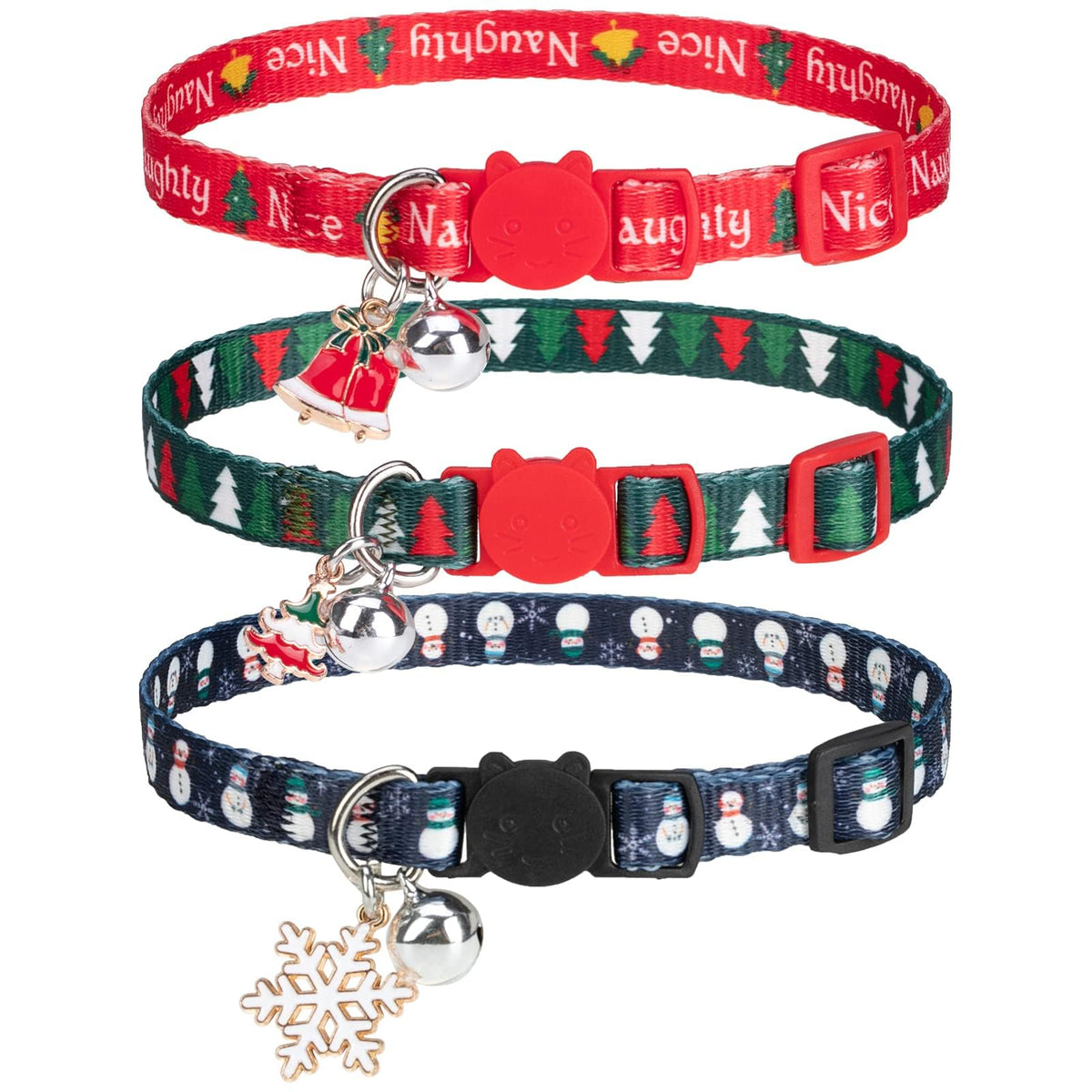 PUPTECK Cat Collar Breakaway with Bells, Kitten Outfit