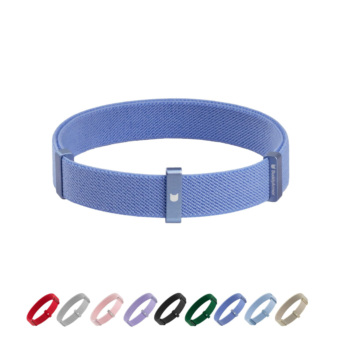 Safety Cat Collar - U.S. IDA Gold Awarding Design, Stretch Elastic Quick Release, Non Breakaway - Light Weight for Kitten, Neck Fit 5.9'-11.8' for All Small Large Cat,S(Blush Pink)