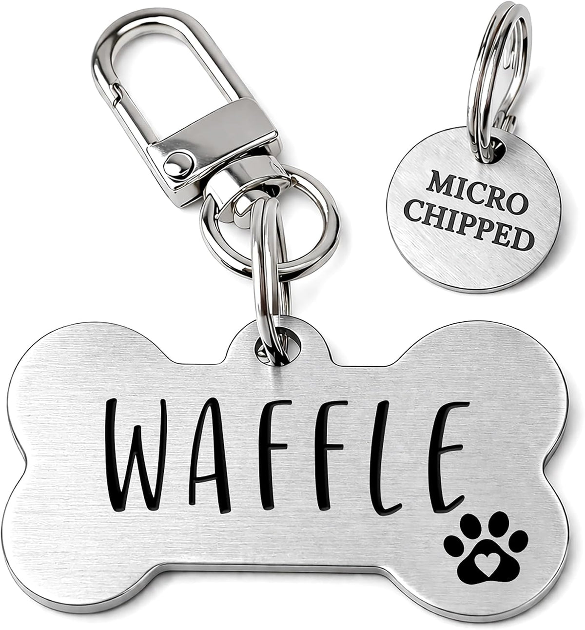 Ultra Joys Personalized Dog Tags, Design Dog Cat Pet ID Tag Custom Your Own