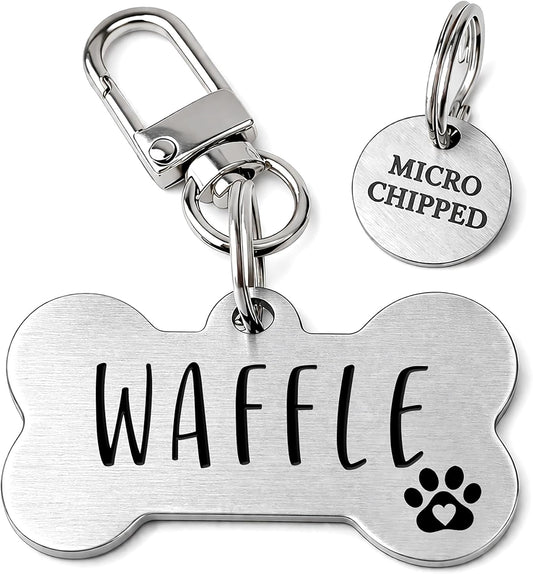 Ultra Joys Personalized Dog Tags, Design Dog Cat Pet ID Tag Custom Your Own