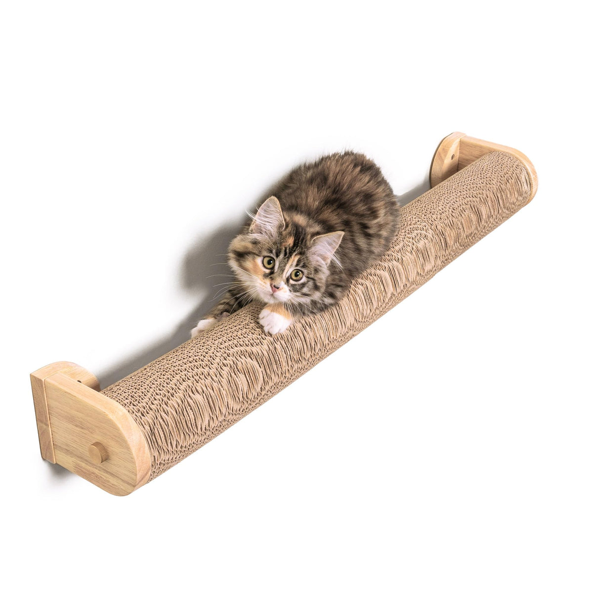 Furhaven 15.75" Tall Playground for Indoor Cats, Ft. Sisal Scratching Posts, Self-Grooming Brush, & Toy - Tiger Tough Hammock Interactive Playground - Silver, One Size