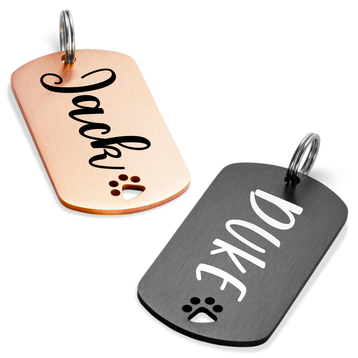 Ultra Joys Personalized Dog Tags - Engraved Pet ID Tag, Custom Your Own