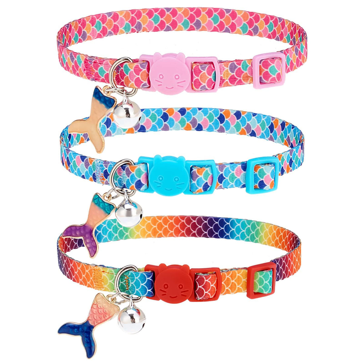 PUPTECK Cat Collar Breakaway with Bells, Kitten Outfit