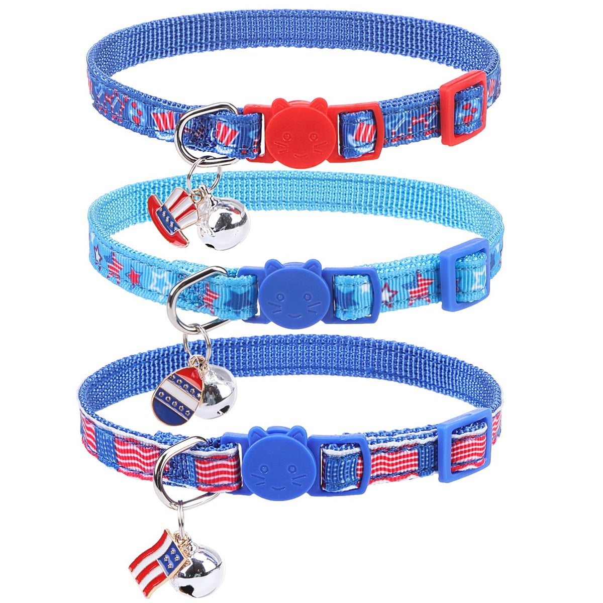 PUPTECK Cat Collar Breakaway with Bells, Kitten Outfit