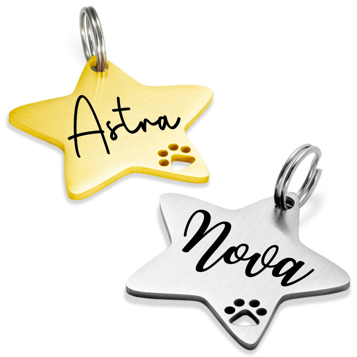 Ultra Joys Personalized Dog Tags - Engraved Pet ID Tag, Custom Your Own