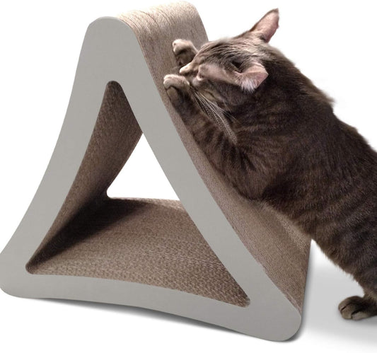 PetFusion 3-Sided Vertical Cat Scratching Post, 18in x 10.5in x 15.9in