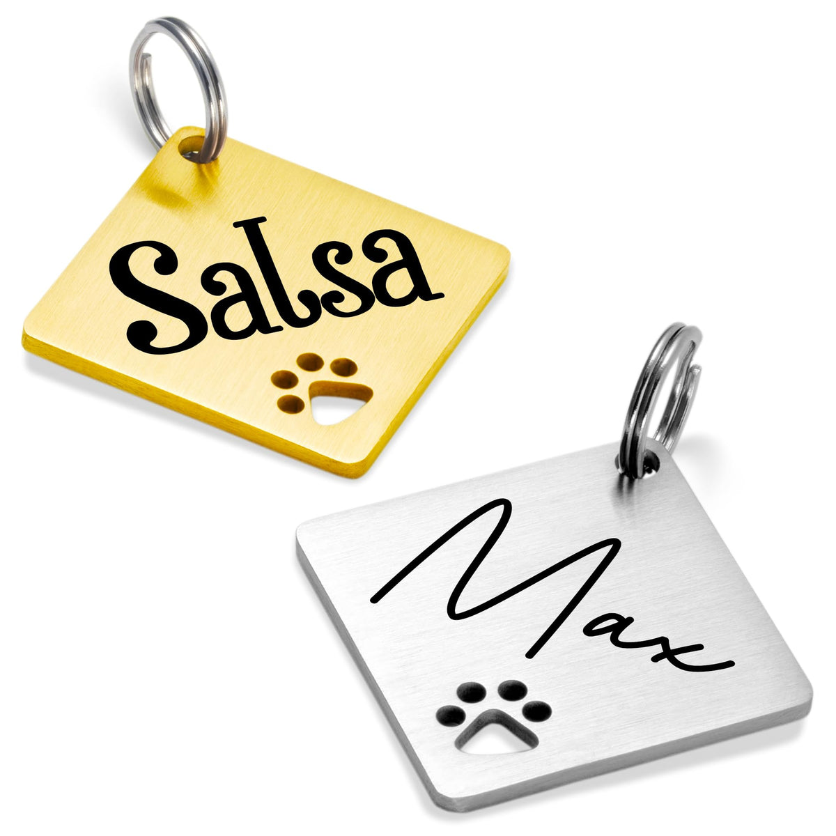 Ultra Joys Personalized Dog Tags - Engraved Pet ID Tag, Custom Your Own