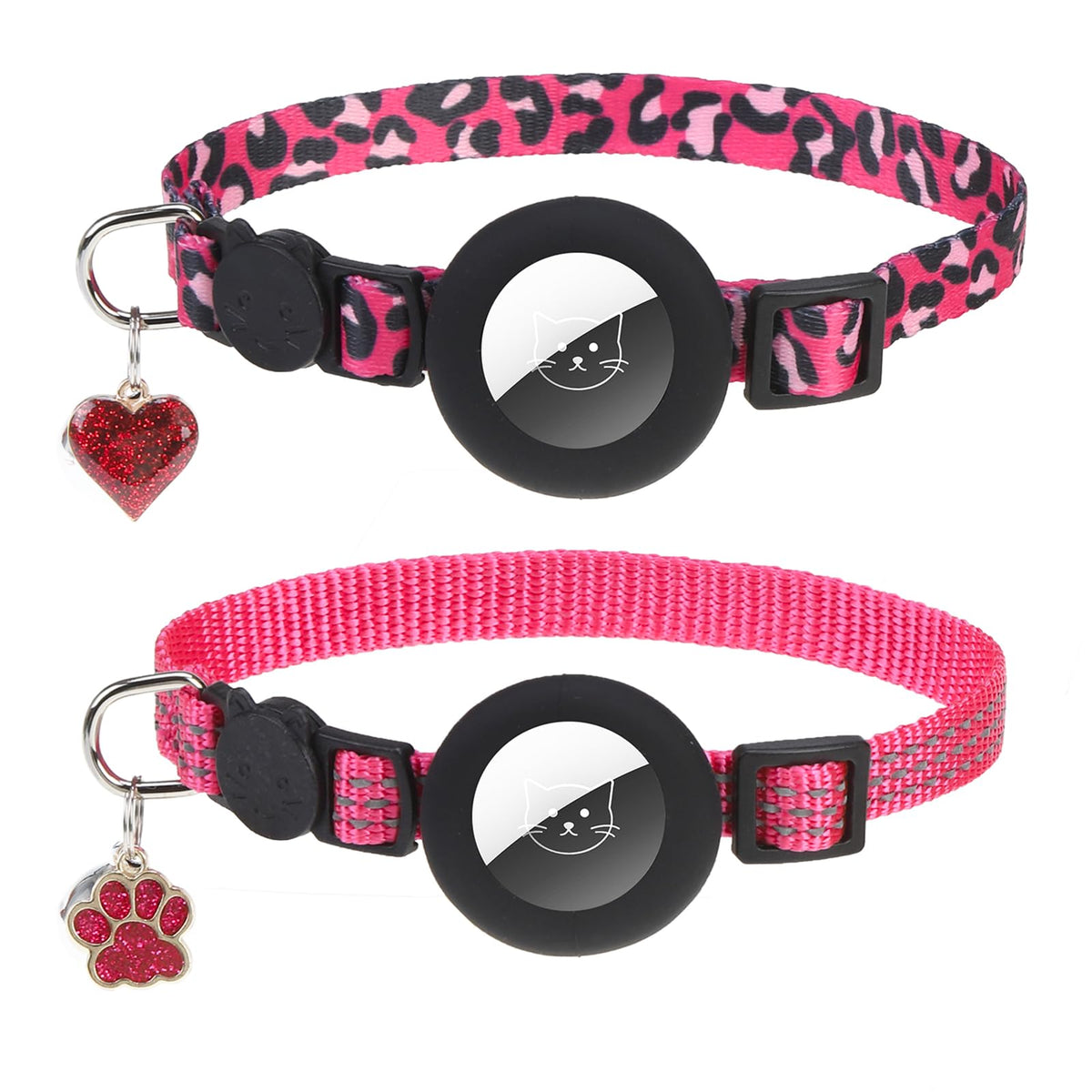 PUPTECK Cat Collar Breakaway with Bells, Kitten Outfit