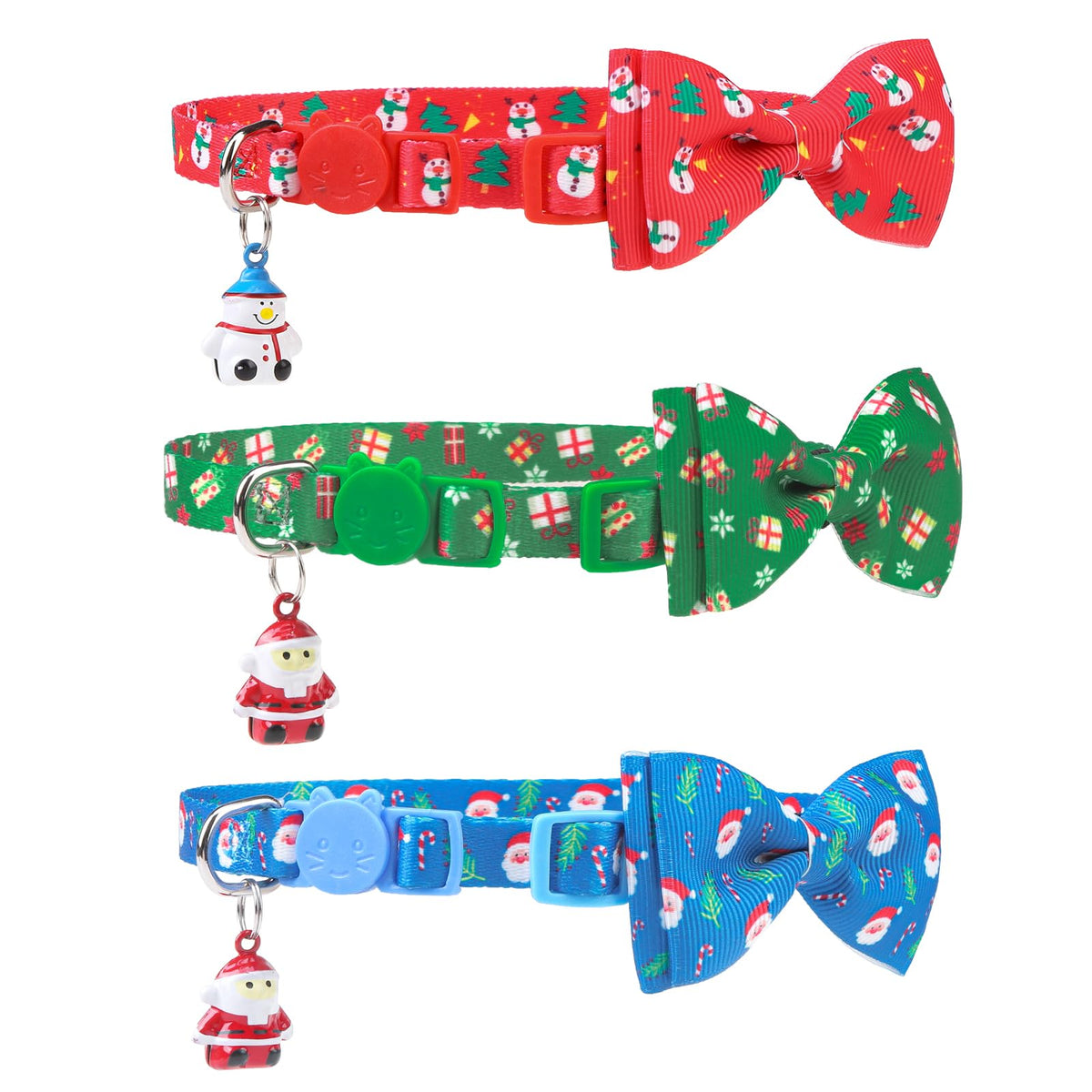 PUPTECK Cat Collar Breakaway with Bells, Kitten Outfit