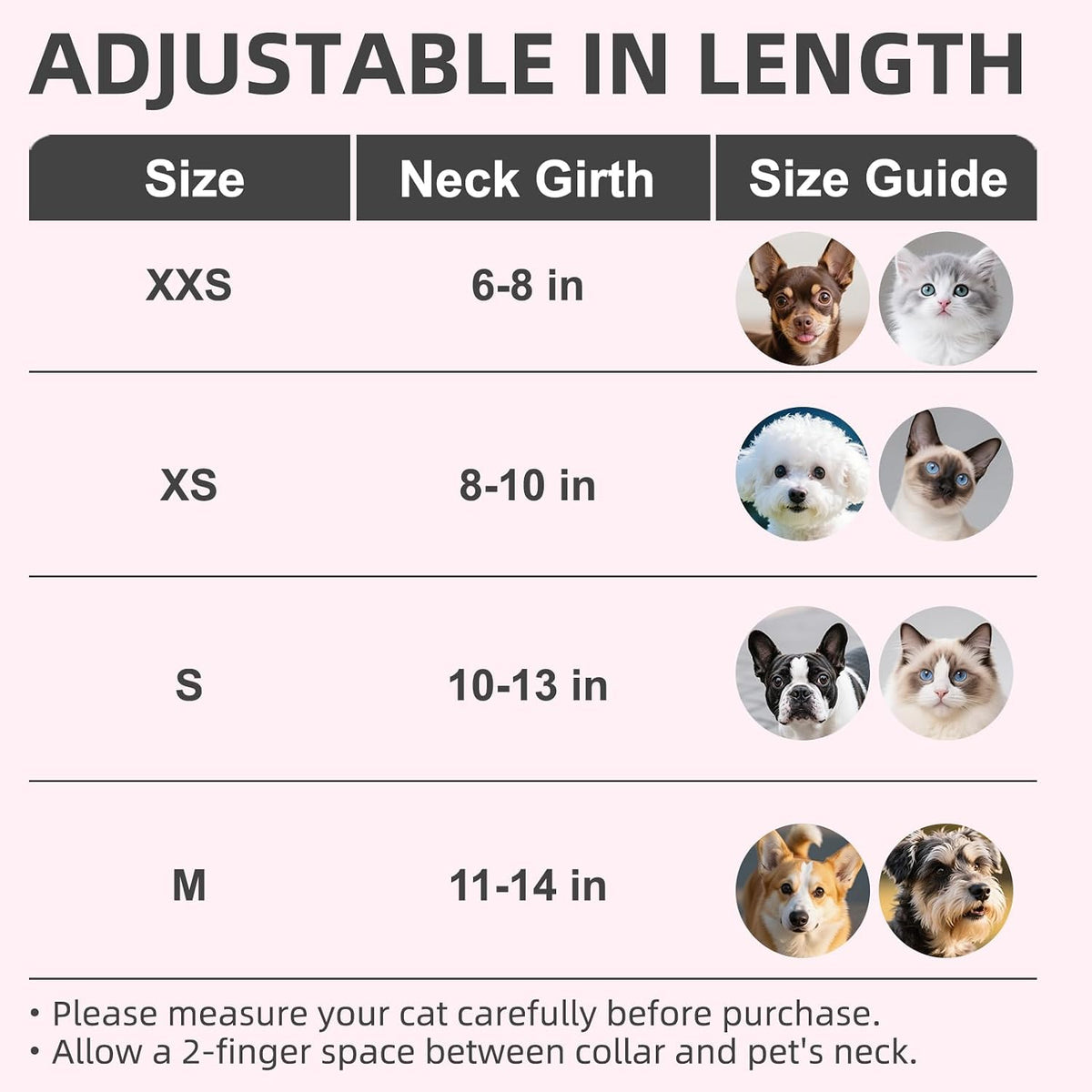 PUPTECK Basic Adjustable Cat Collar with Bling Diamond and Double Bells, for Kitten and Small Puppy, Fashion and Shining Dog Rhinestone Collars, 8-10 in, Pink