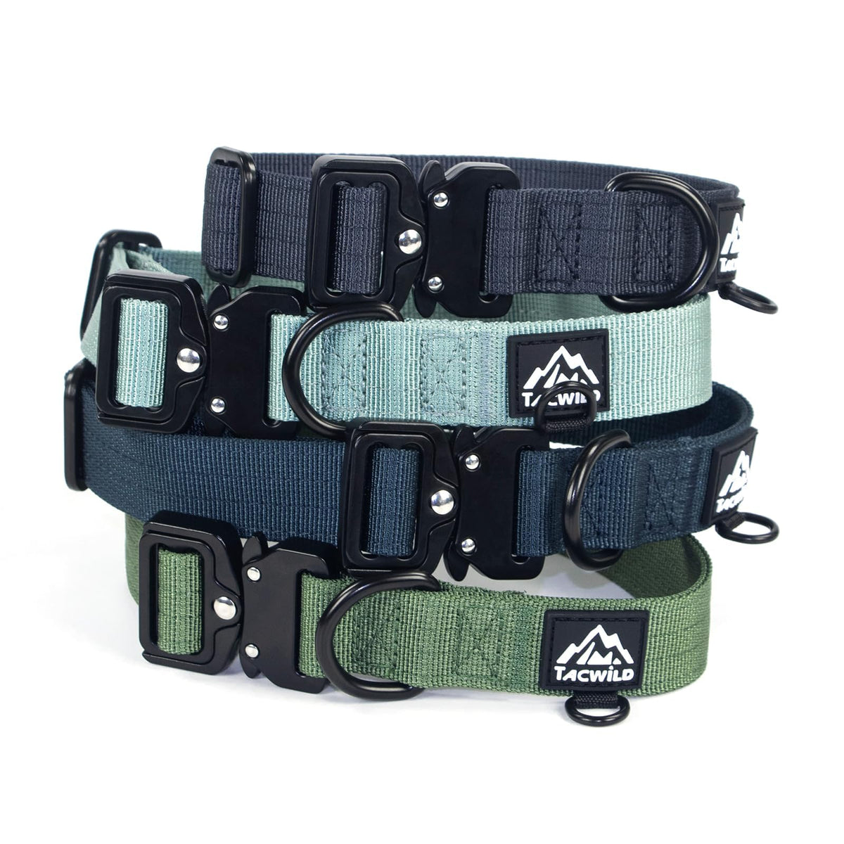 Dog Collar for Large Medium Dogs Heavy Duty Nylon Tactical Training