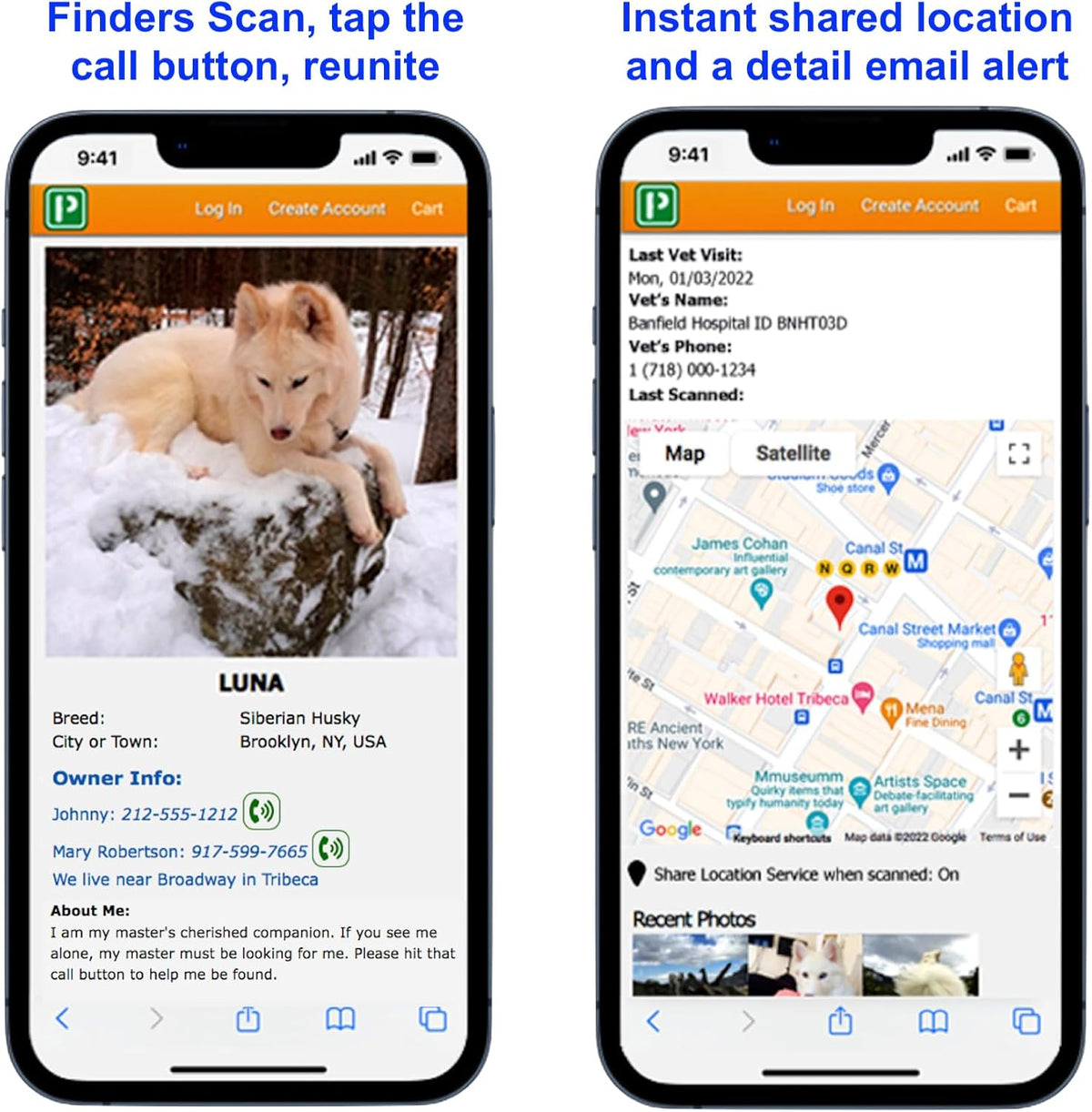 Pet Dwelling Easy Scan QR Code Pet ID Tag for Dogs & Cats | Instant Owner Contact | Real-Time Scan Alerts | Digital Pet Profile | Lost Pet Identification