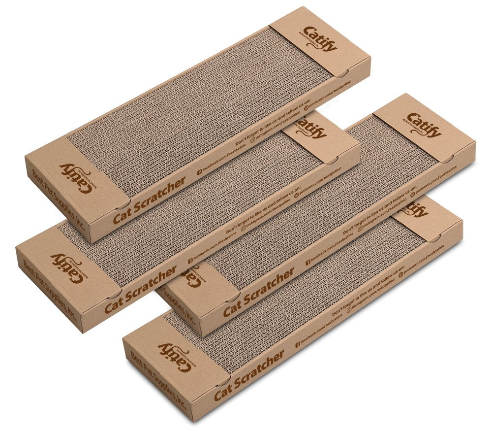 Best Pet Supplies Catify Cat Scratching Ramp - Gray