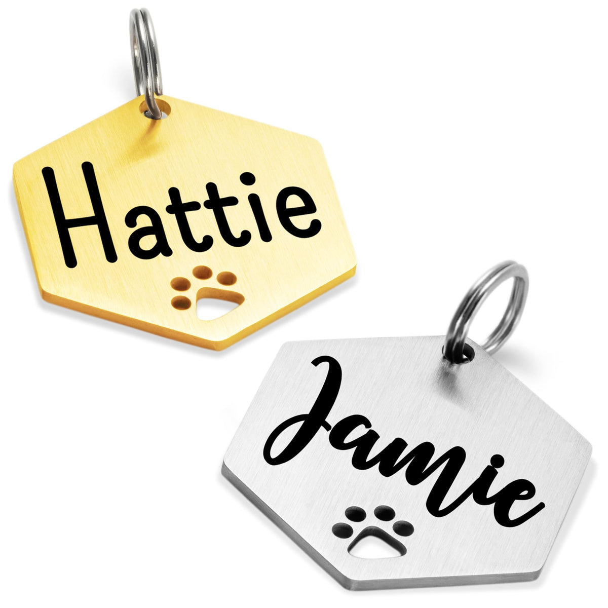 Ultra Joys Personalized Dog Tags - Engraved Pet ID Tag, Custom Your Own