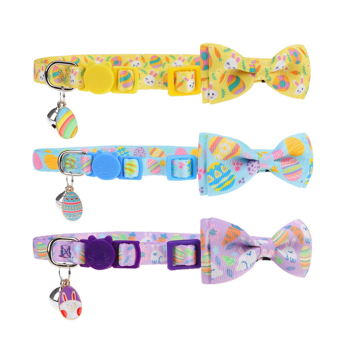 PUPTECK Cat Collar Breakaway with Bells, Kitten Outfit