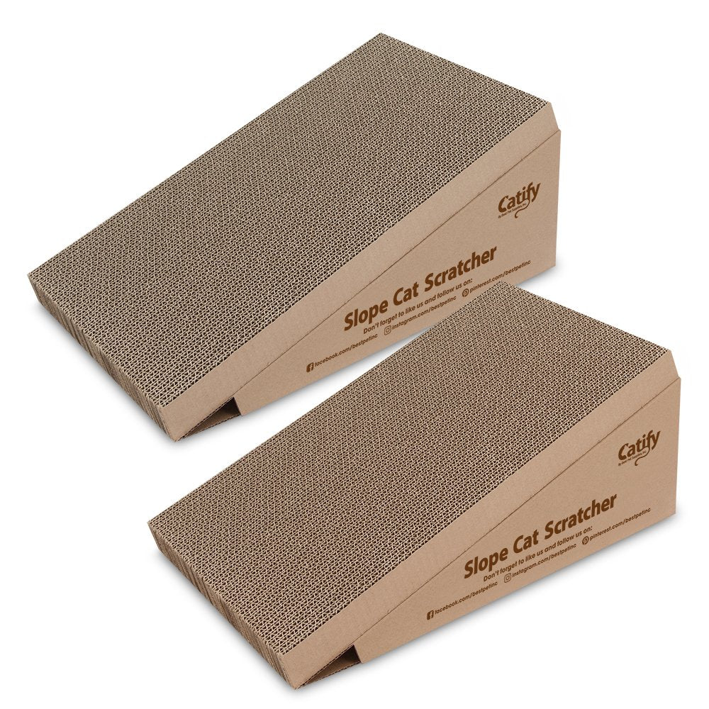 Best Pet Supplies Catify Cat Scratching Ramp - Gray