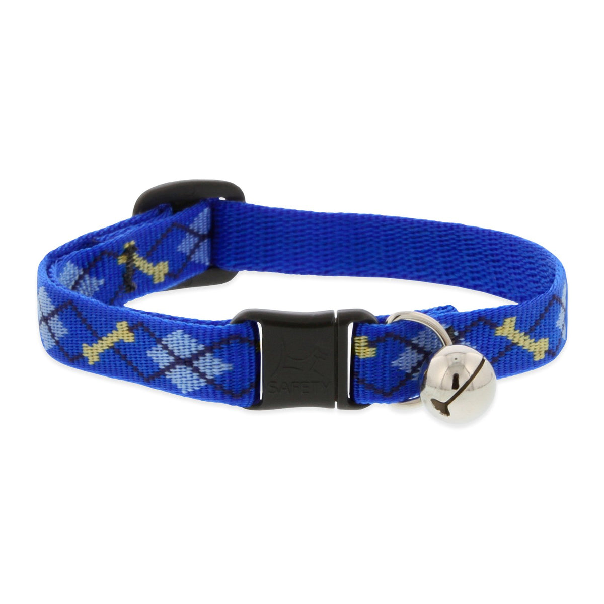 LupinePet Originals 1/2" Jelly Roll Cat Safety Collar, 8-12"