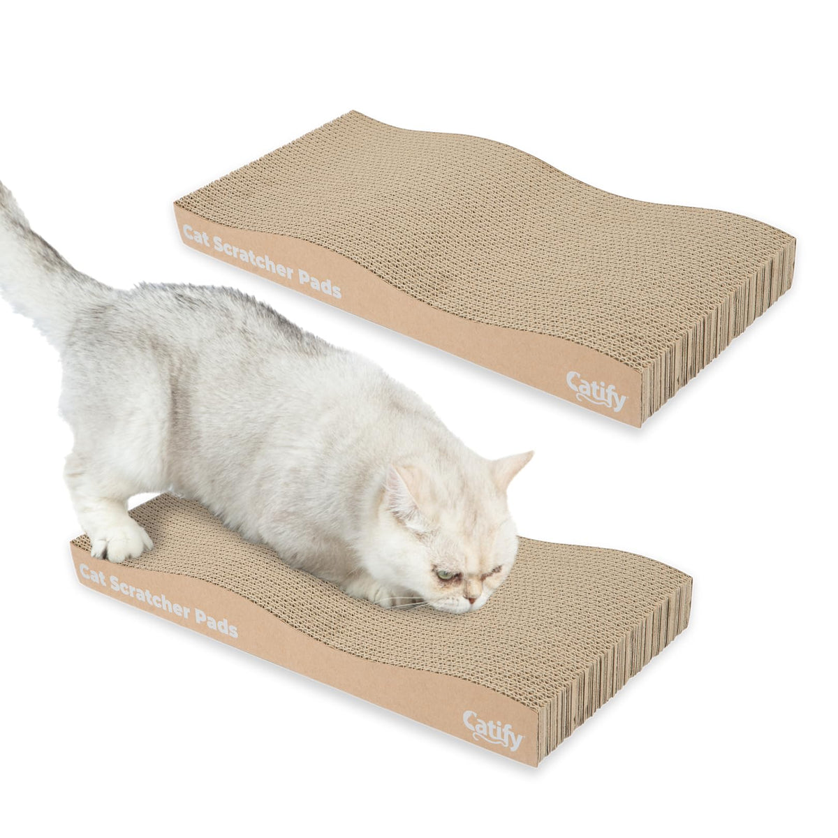 Best Pet Supplies Catify Cat Scratching Ramp - Gray