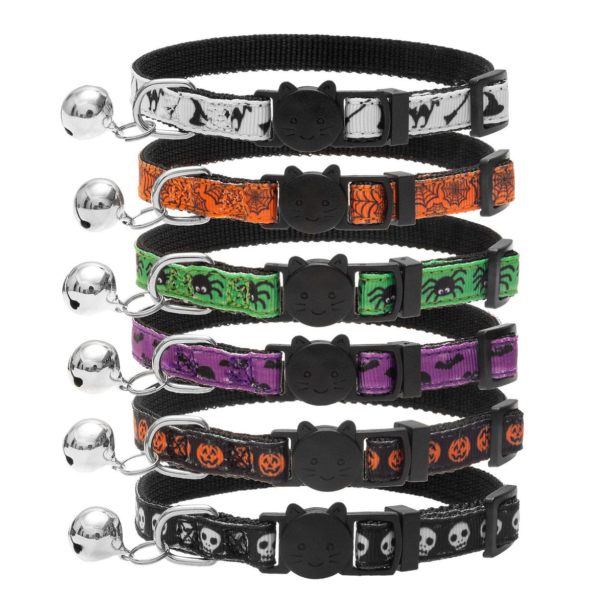 PUPTECK Cat Collar Breakaway with Bells, Kitten Outfit