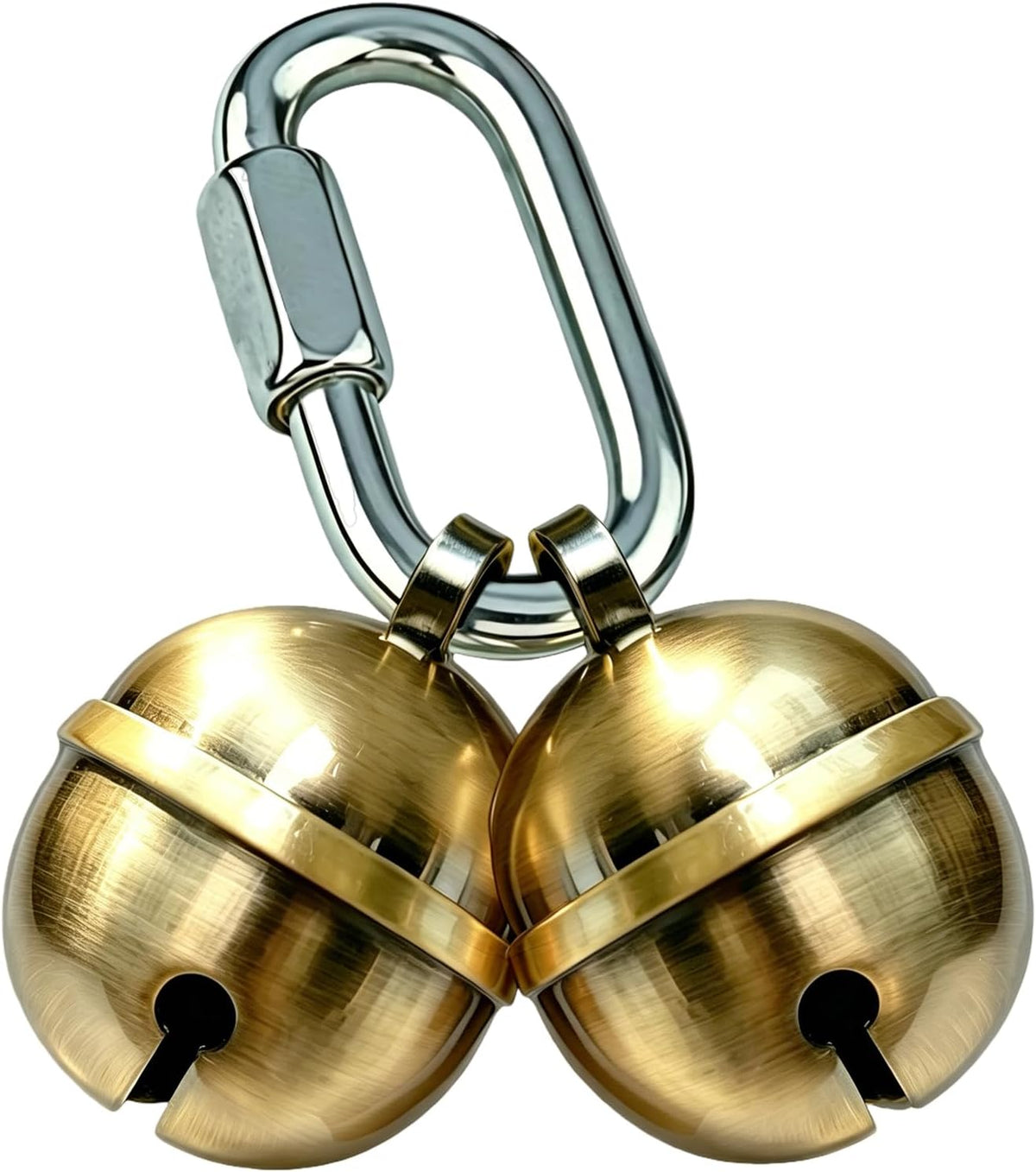 2 Extra Loud Dog and Cat Bells, Heavy Duty Copper Collar Bell