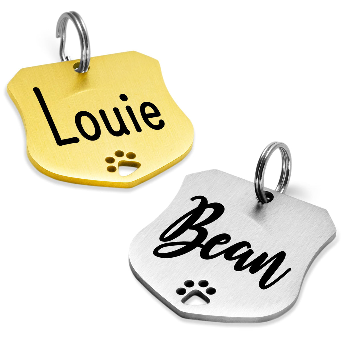 Ultra Joys Personalized Dog Tags - Engraved Pet ID Tag, Custom Your Own