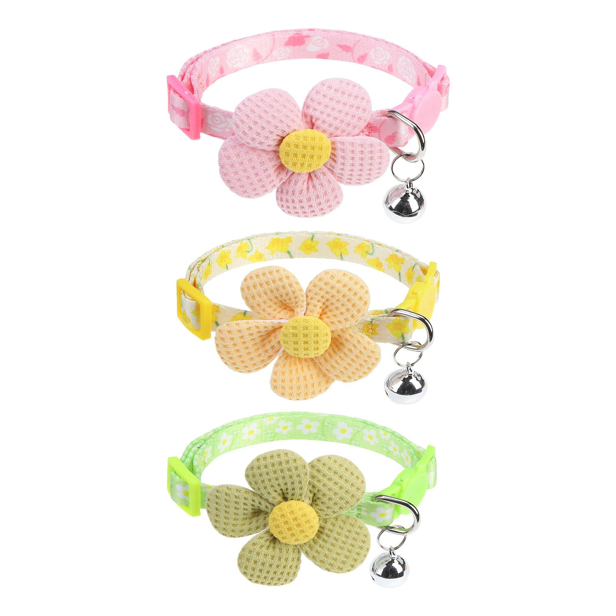 PUPTECK Cat Collar Breakaway with Bells, Kitten Outfit