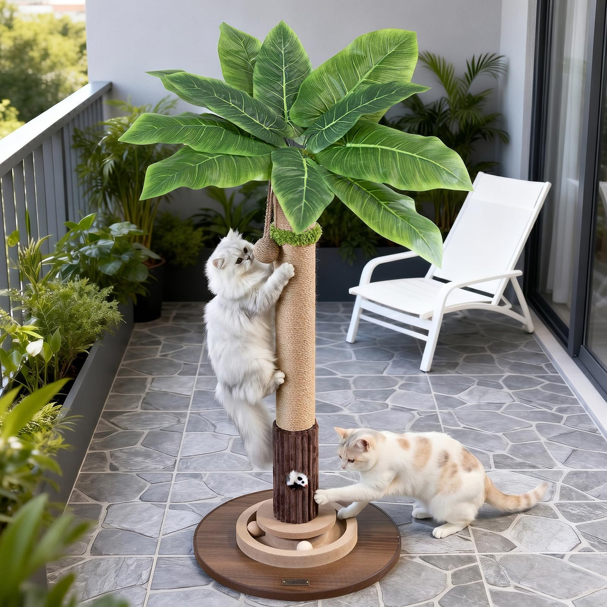 Woochpet Tall Cat Scratching Post,Cat Toys,Cat Scratcher Tree for Large Cat