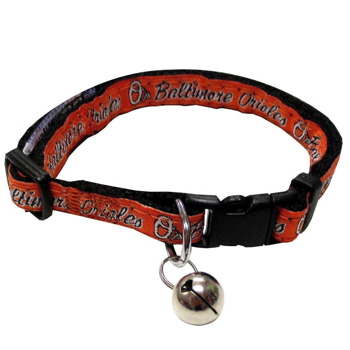 MLB CAT COLLAR. - DETROIT TIGERS CAT COLLAR. - Strong & Adjustable BASEBALL Cat Collars with Metal Jingle Bell