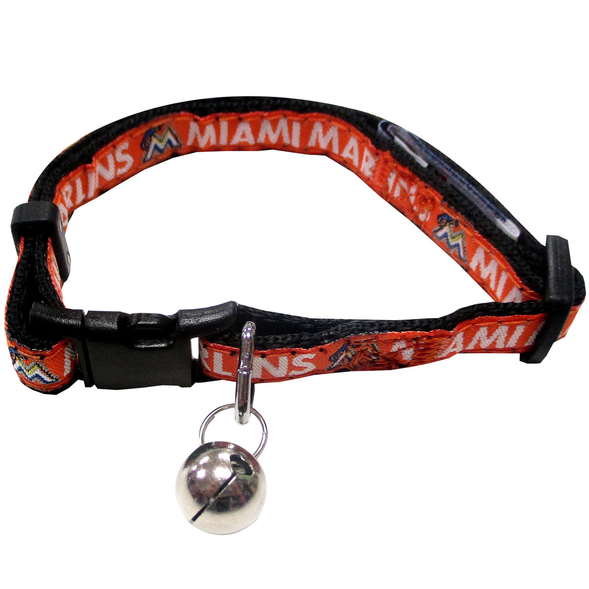 MLB CAT COLLAR. - DETROIT TIGERS CAT COLLAR. - Strong & Adjustable BASEBALL Cat Collars with Metal Jingle Bell
